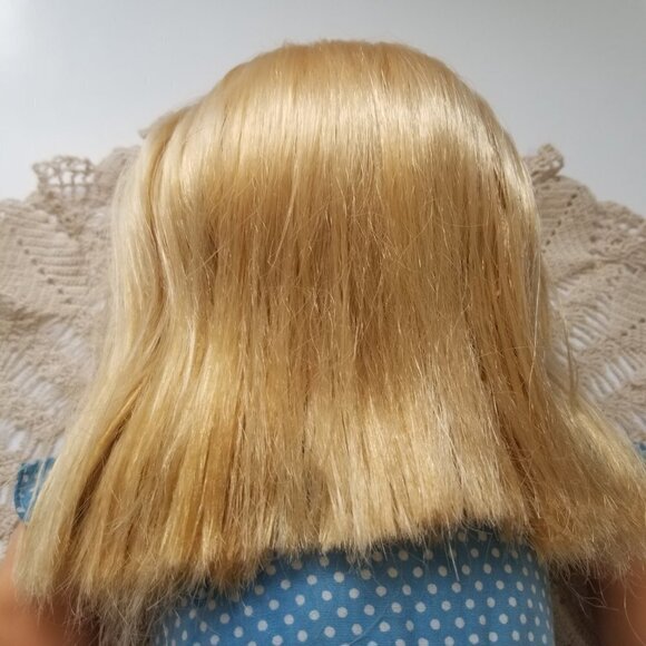 Vintage Doll Playskool School Kids Girl Doll Blonde Hair Sailor Outfit 13 1/2" - Picture 12 of 16